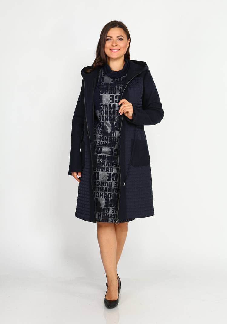 Куртка комбинированная на кулисках и молнии шир.  750, рис. 8