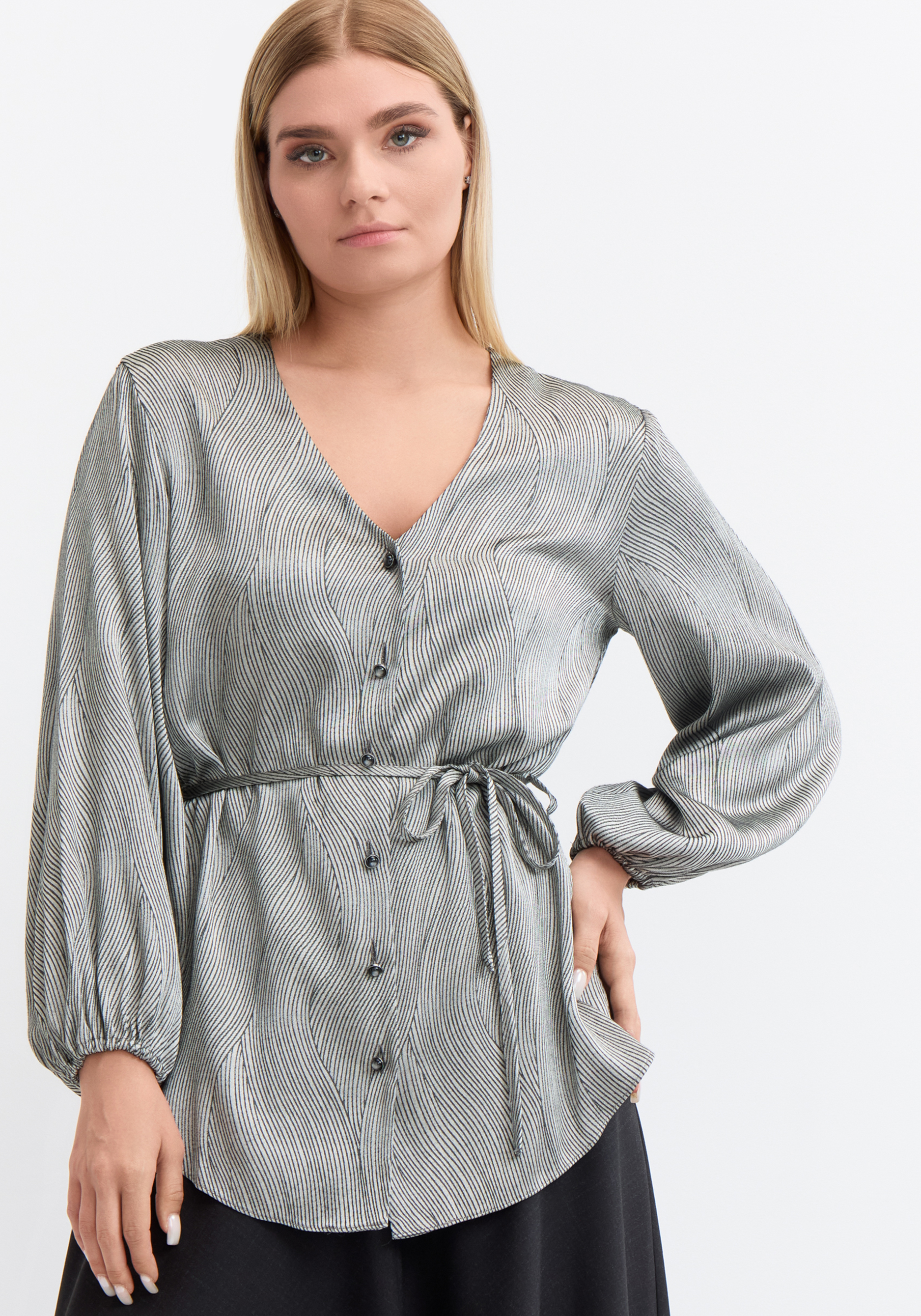 

Блуза "Эммa", Серый