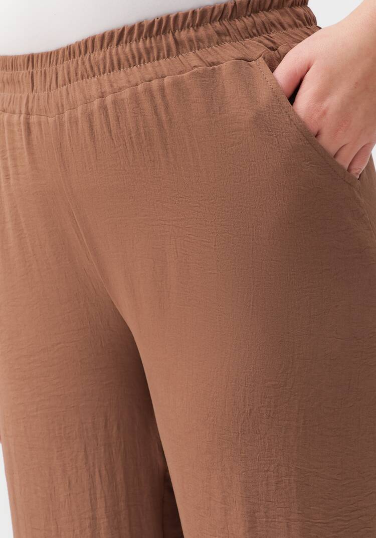 Брюки палаццо на резинке шир.  750, рис. 30