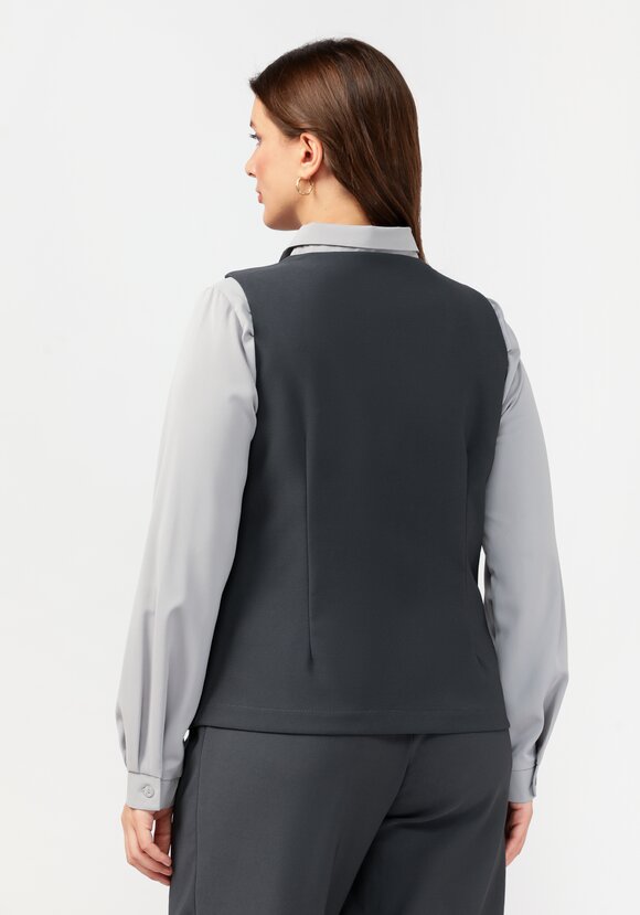 Жилет классический на пуговицах шир.  580, рис. 3