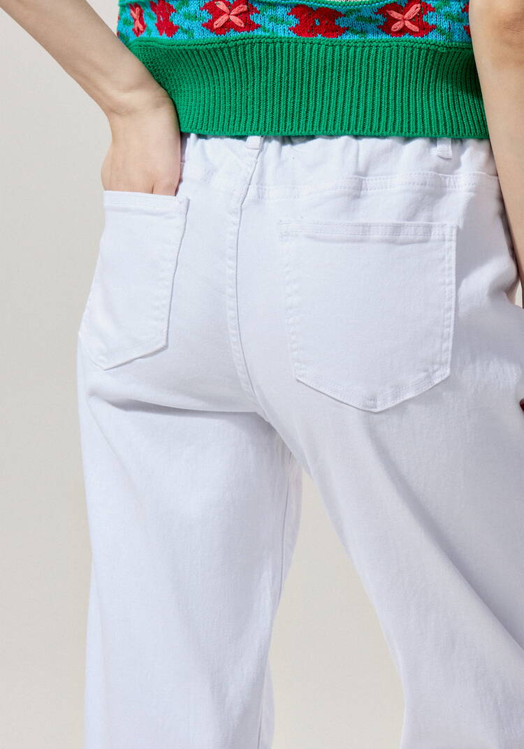 Джинсы с резинкой по поясу шир.  750, рис. 14