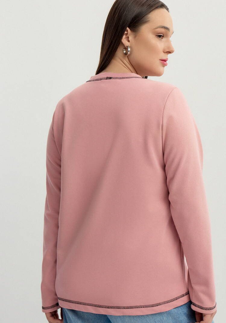 Лонгслив свободного кроя шир.  750, рис. 16