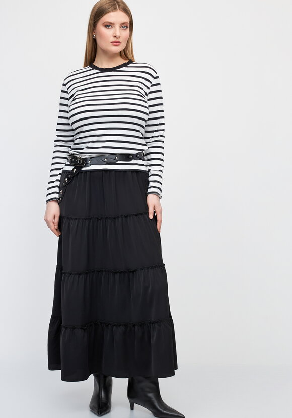 Юбка с воланами Злата шир.  580, рис. 1