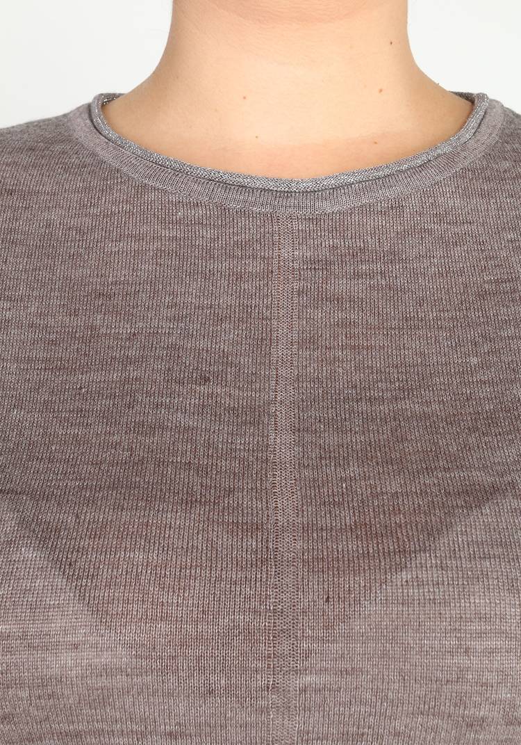 Туника однотонная с люрексом шир.  750, рис. 9