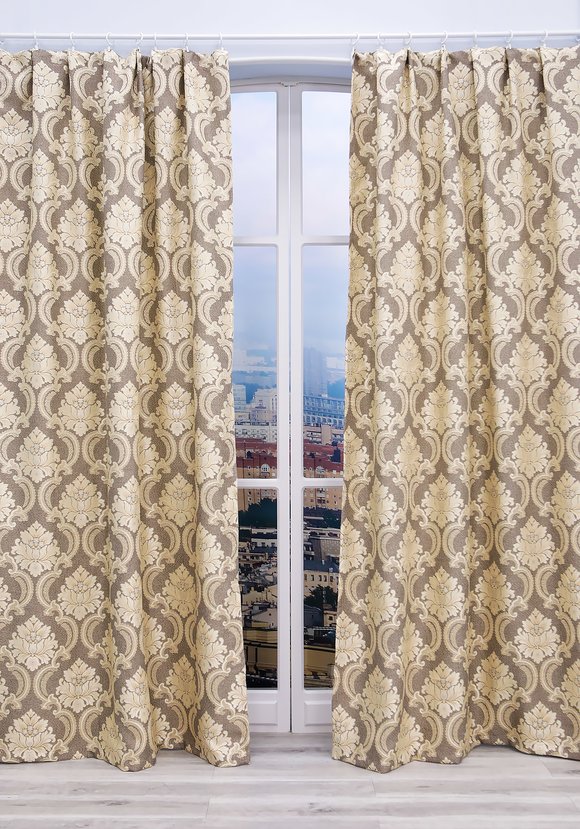 Комплект портьер из жаккарда Марго шир.  580, рис. 9