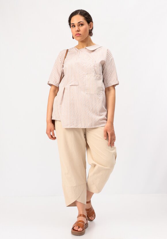 Блуза оригинального дизайна и свободного кроя шир.  580, рис. 8