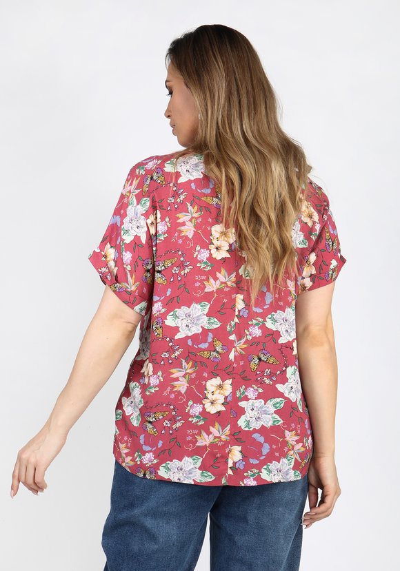 Блуза Цветочный рассвет шир.  580, рис. 20