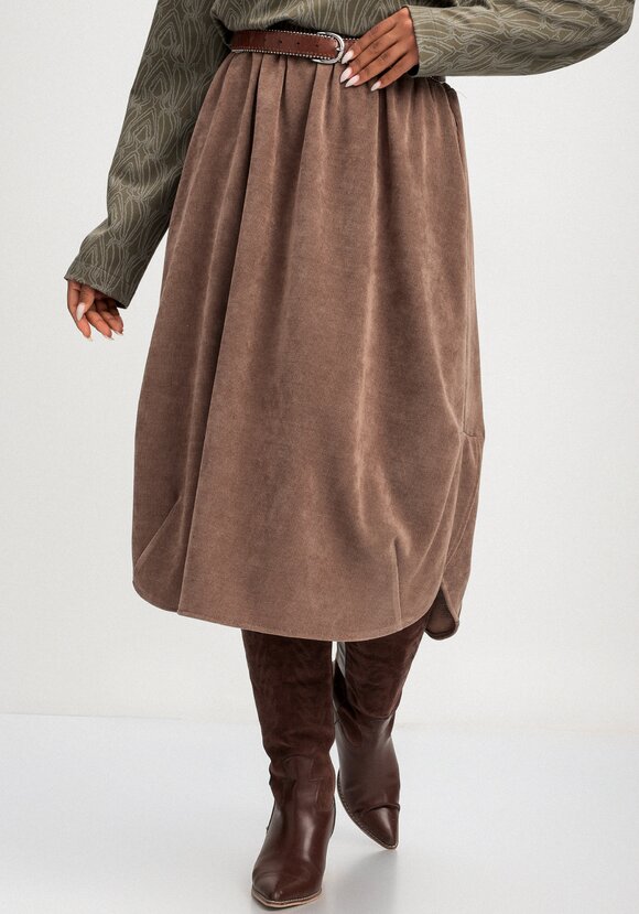 Юбка с разрезами по бокам шир.  580, рис. 2