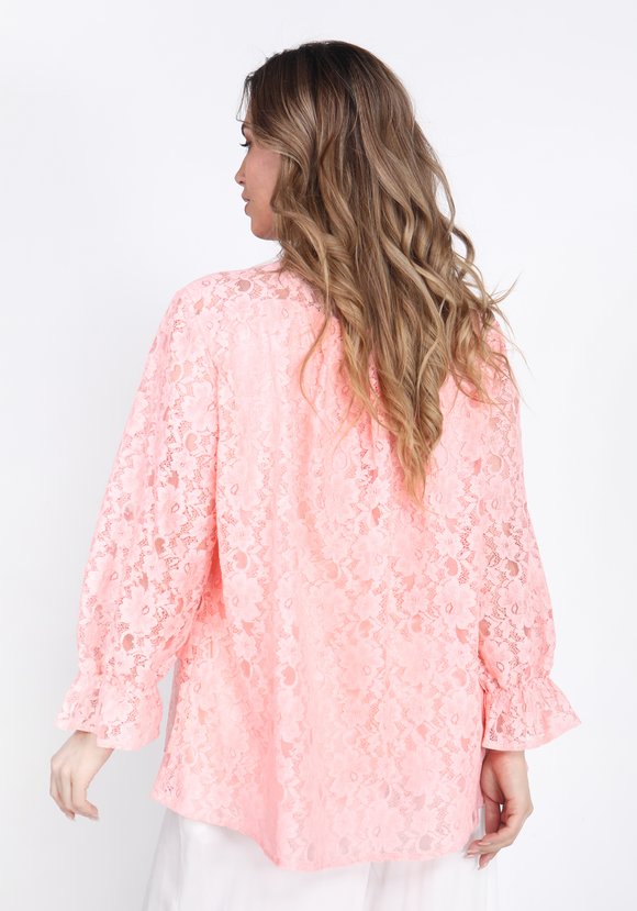 Блуза из гипюра шир.  580, рис. 6