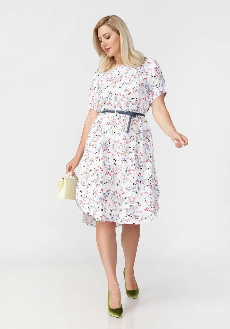 Платье в мелкий цветочек Майя шир.  750, рис. 3