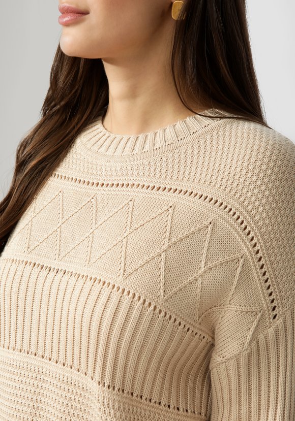 Джемпер женский со структурной вязкой шир.  580, рис. 20