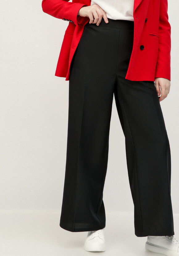 Брюки на эластичной ленте свободного кроя шир.  580, рис. 2