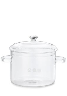 Стеклянная кастрюля с крышкой Даймонд