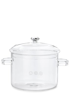 Стеклянная кастрюля с крышкой Даймонд