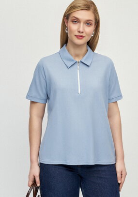 Поло на молнии Жанна