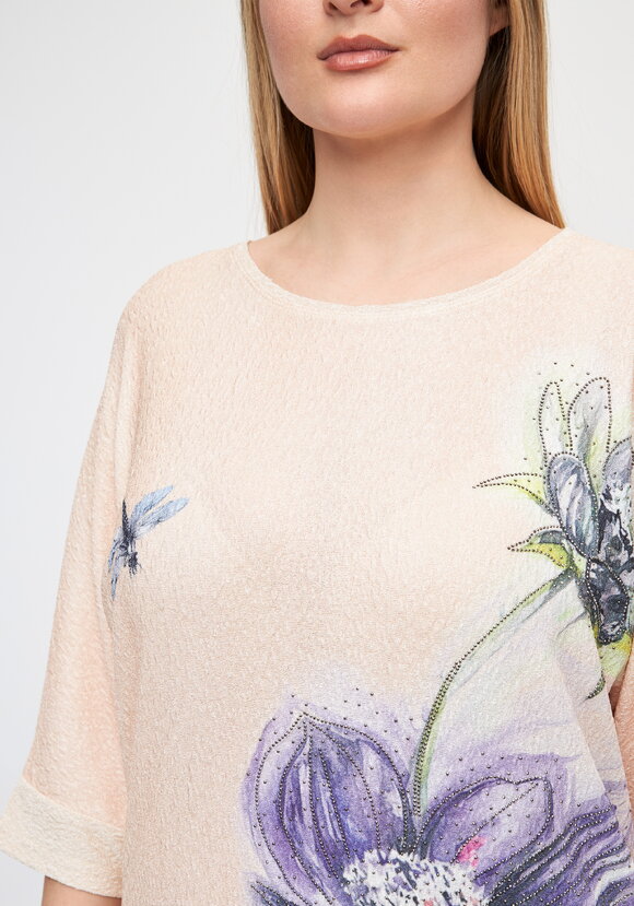 Блуза с цветочным принтом Инга шир.  580, рис. 6