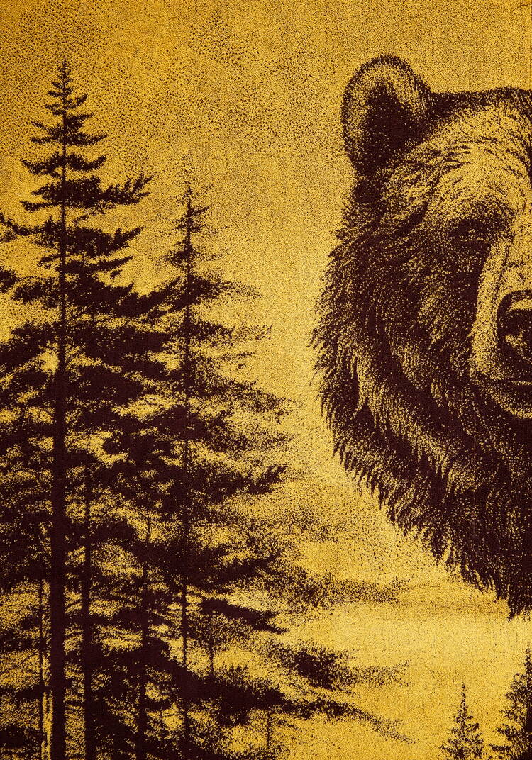 Простыня махровая Царь зверей шир.  750, рис. 4