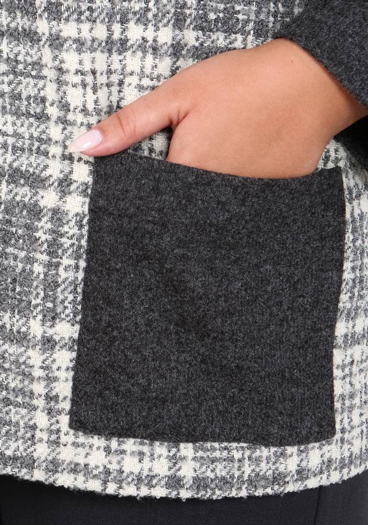 Жакет с комбинированными вставками шир.  750, рис. 4