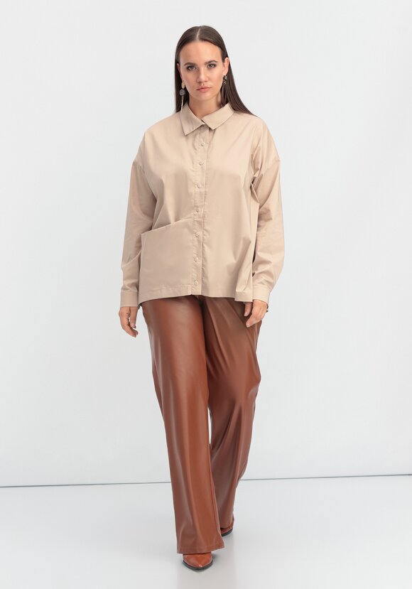 Рубашка с объемным карманом шир.  580, рис. 10