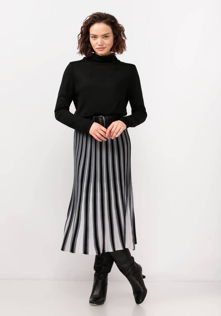 Юбка плиссе мультиколор шир.  750, рис. 19