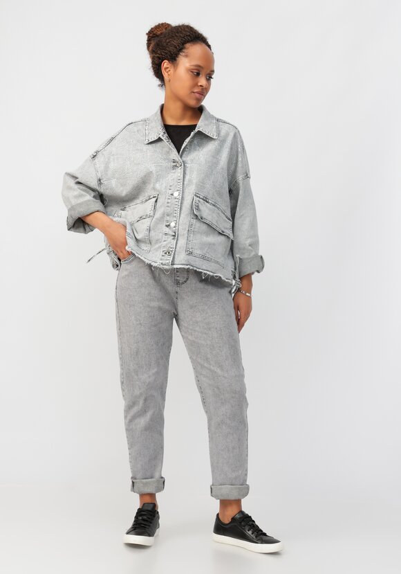 Куртка джинсовая Милана шир.  580, рис. 7