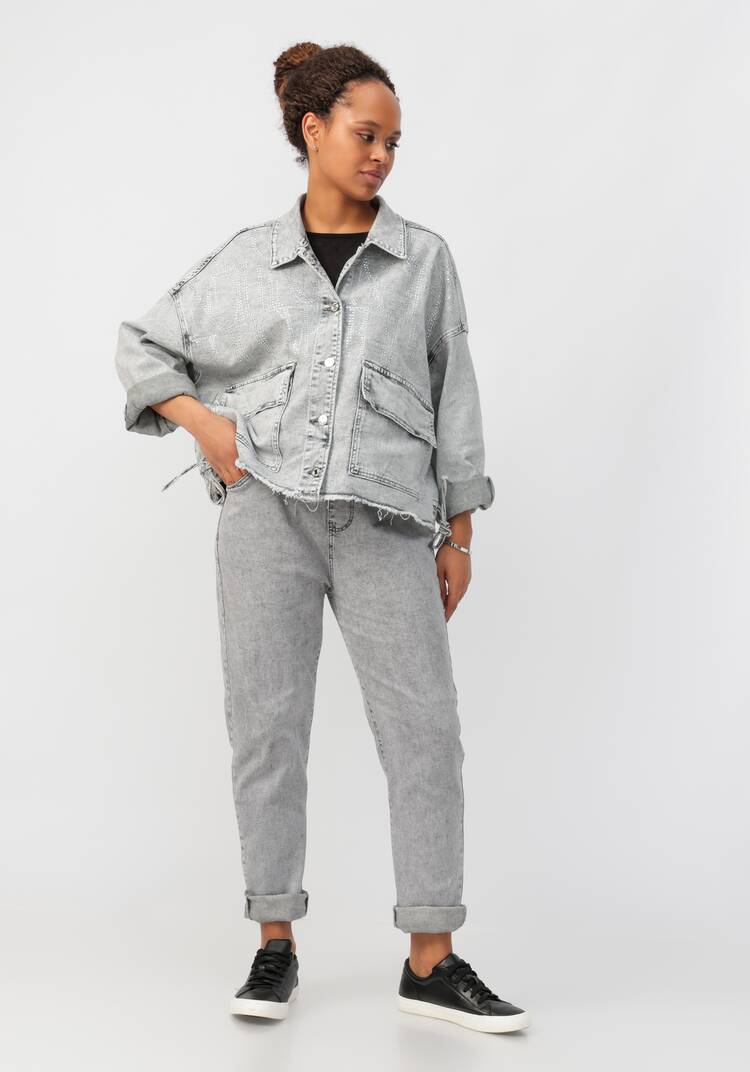 Куртка джинсовая Милана шир.  750, рис. 7