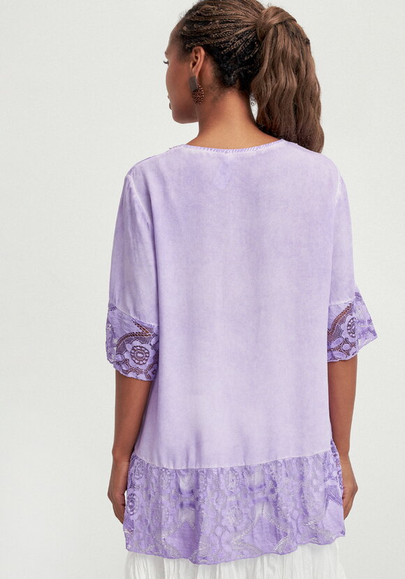 Туника ярусная кружевная шир.  580, рис. 12