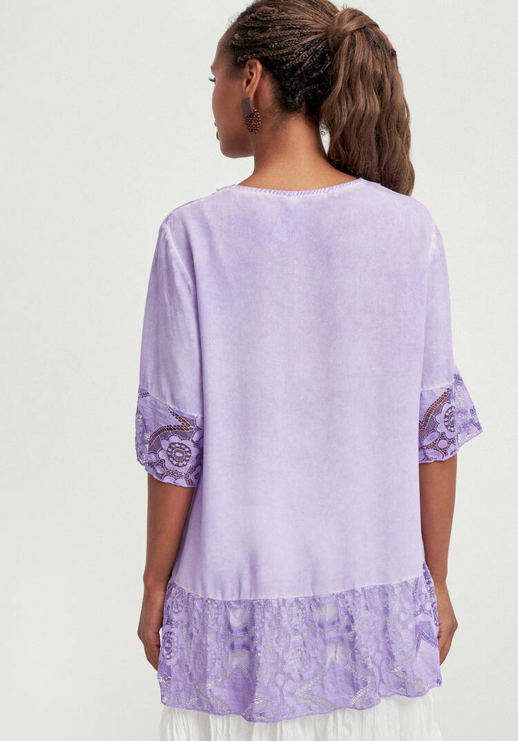 Туника ярусная кружевная шир.  750, рис. 12