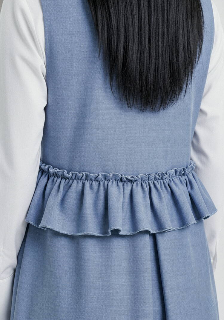 Сарафан с рюшей на спинке шир.  750, рис. 6