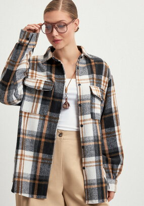 Рубашка фланелевая в клeтку