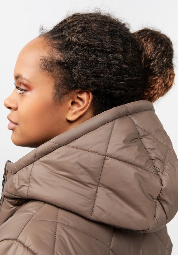 Пальто стеганое с боковыми разрезами шир.  580, рис. 11