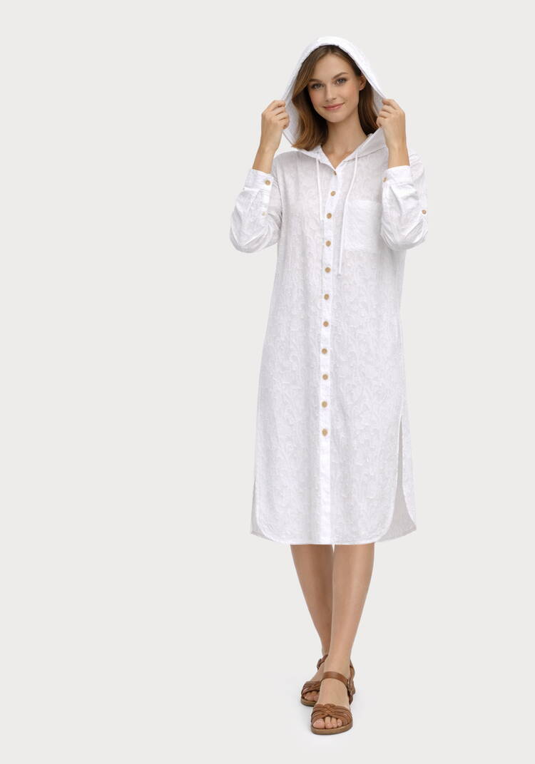 Платье-накидка из индийского хлопка шир.  750, рис. 1