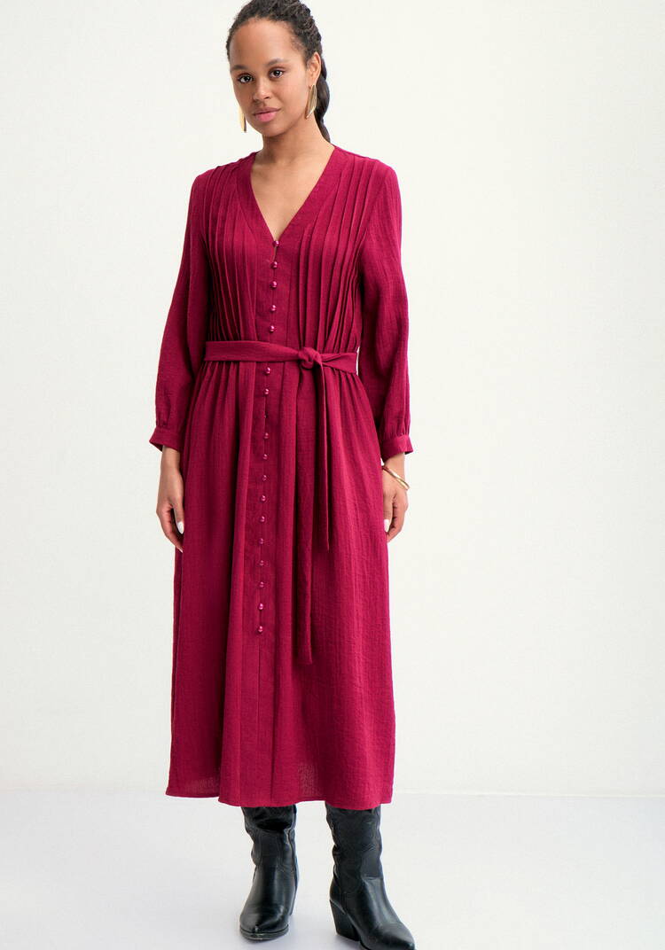 Платье с пуговицами по планке Эмили шир.  750, рис. 12