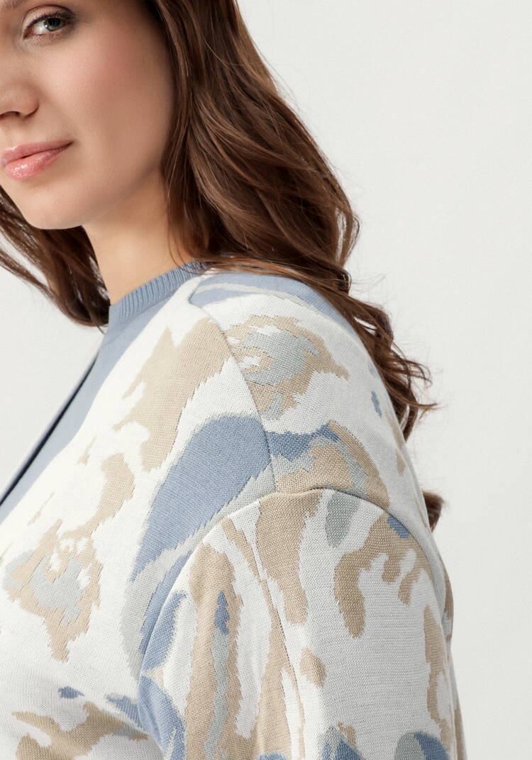 Кардиган с цветочным дизайном шир.  750, рис. 32