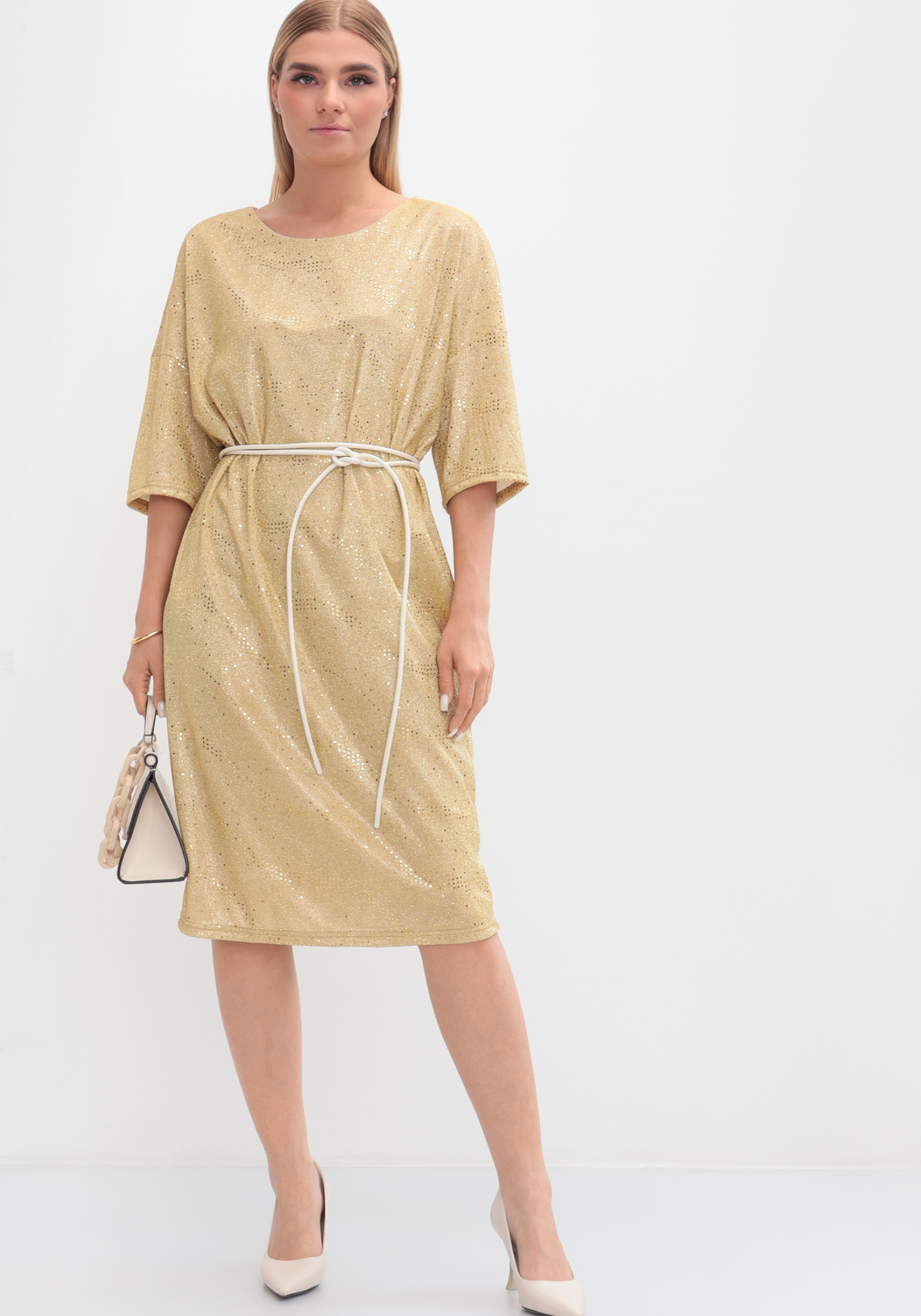 Платье с 3D мерцанием