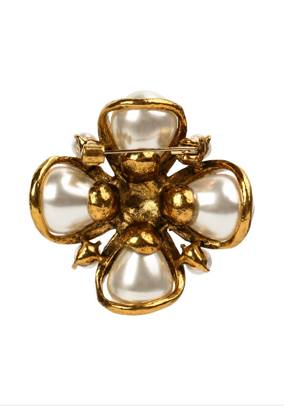 Брошь с жемчугом майорка шир.  580, рис. 2