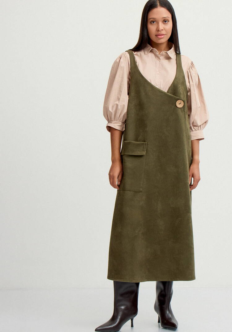 Сарафан с имитацией застёжки шир.  750, рис. 28