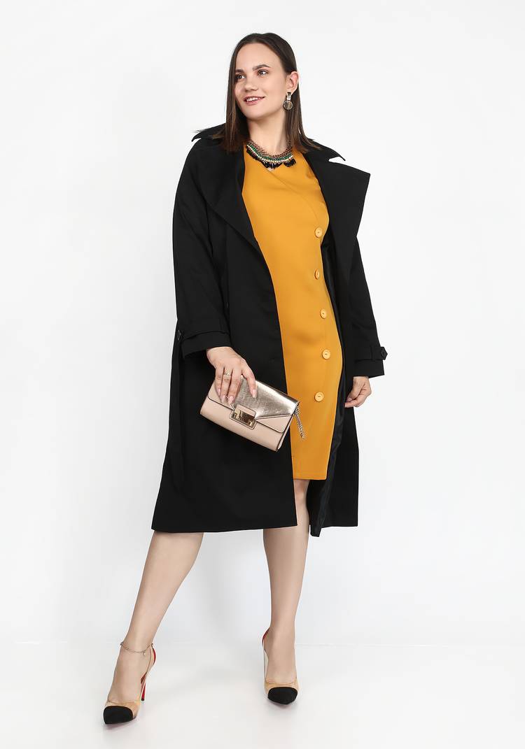 Плащ-тренчкот двубортный шир.  750, рис. 8