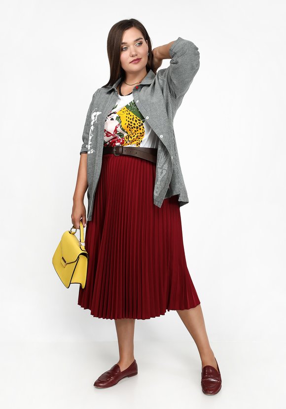 Блуза Яркость жизни шир.  580, рис. 1