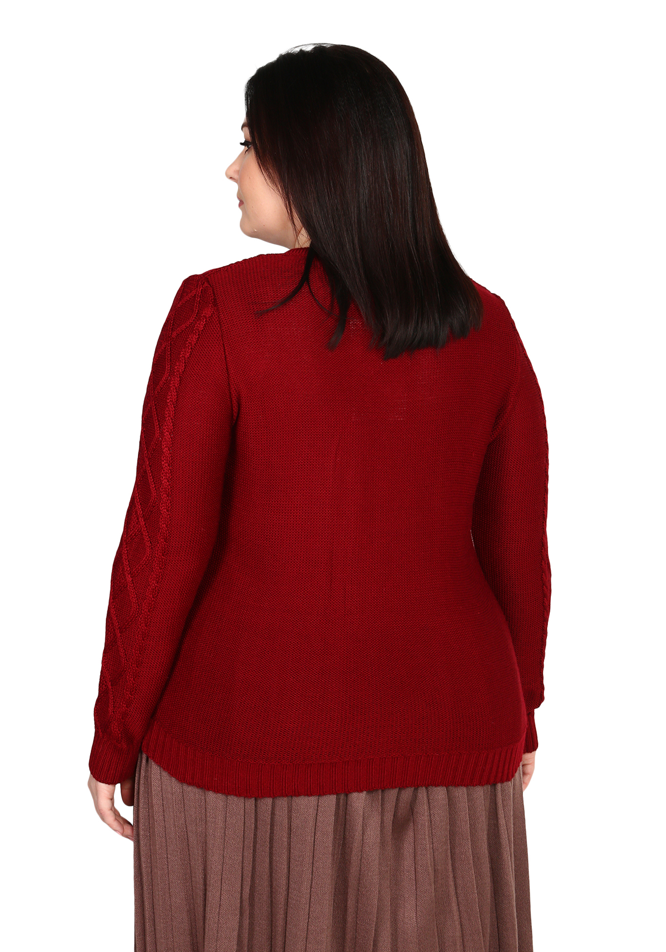Пуловер  "Вечная Любовь" Ariadna, размер 48, цвет красный - фото 3
