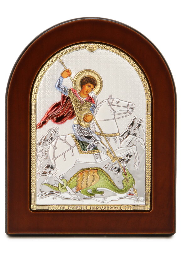 Икона Небесные хранители с эмалью, 10*12 см шир.  580, рис. 5