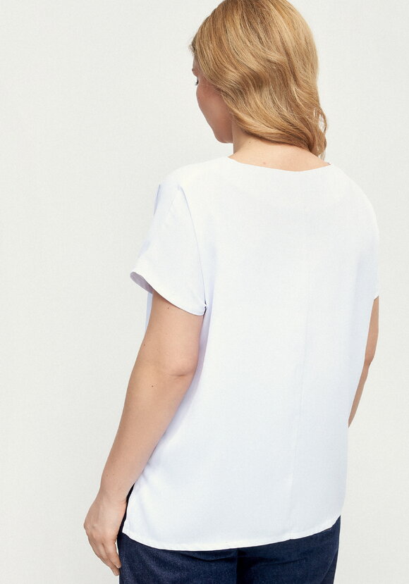 Блуза с принтом с напылением шир.  580, рис. 19