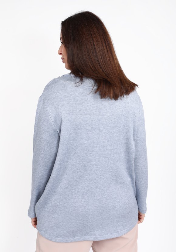 Джемпер с горловиной хомут шир.  580, рис. 7