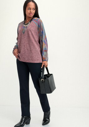 Брюки утепленные прямые