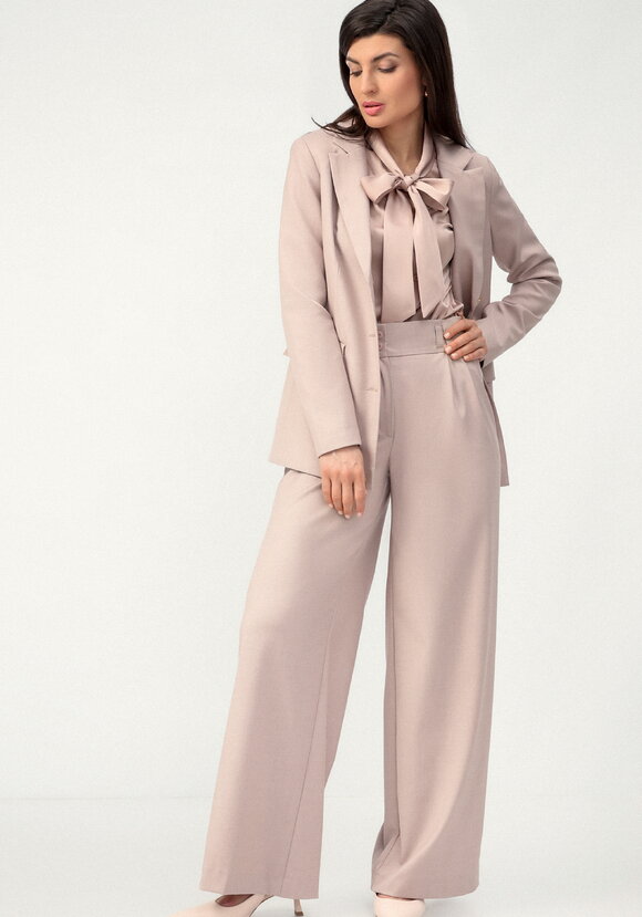 Брюки палаццо с карманами шир.  580, рис. 9