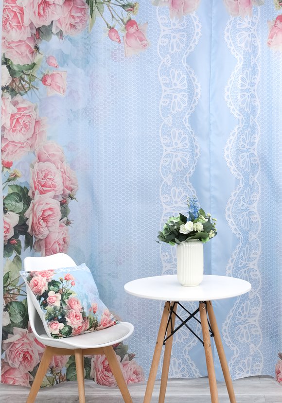 Тюль с фотопечатью АМАДЕЯ шир.  580, рис. 2