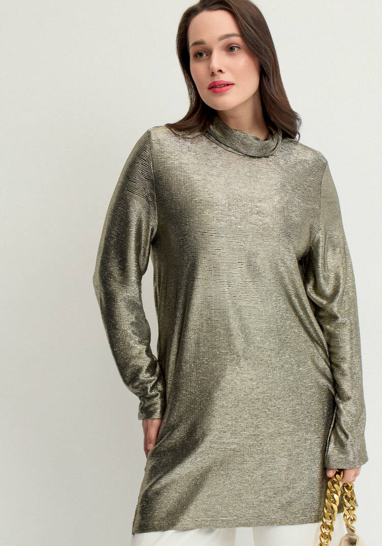 Туника свободного силуэта с блеском шир.  750, рис. 14
