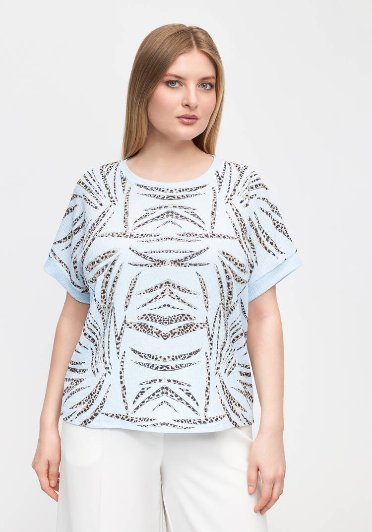 Блуза Стремительный взгляд шир.  750, рис. 9