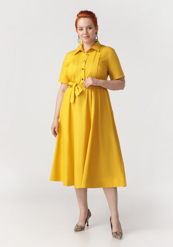 Платье с юбкой полусолнце шир.  580, рис. 5