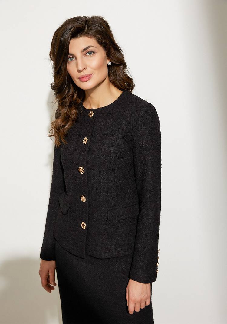 Жакет однобортный шир.  750, рис. 9